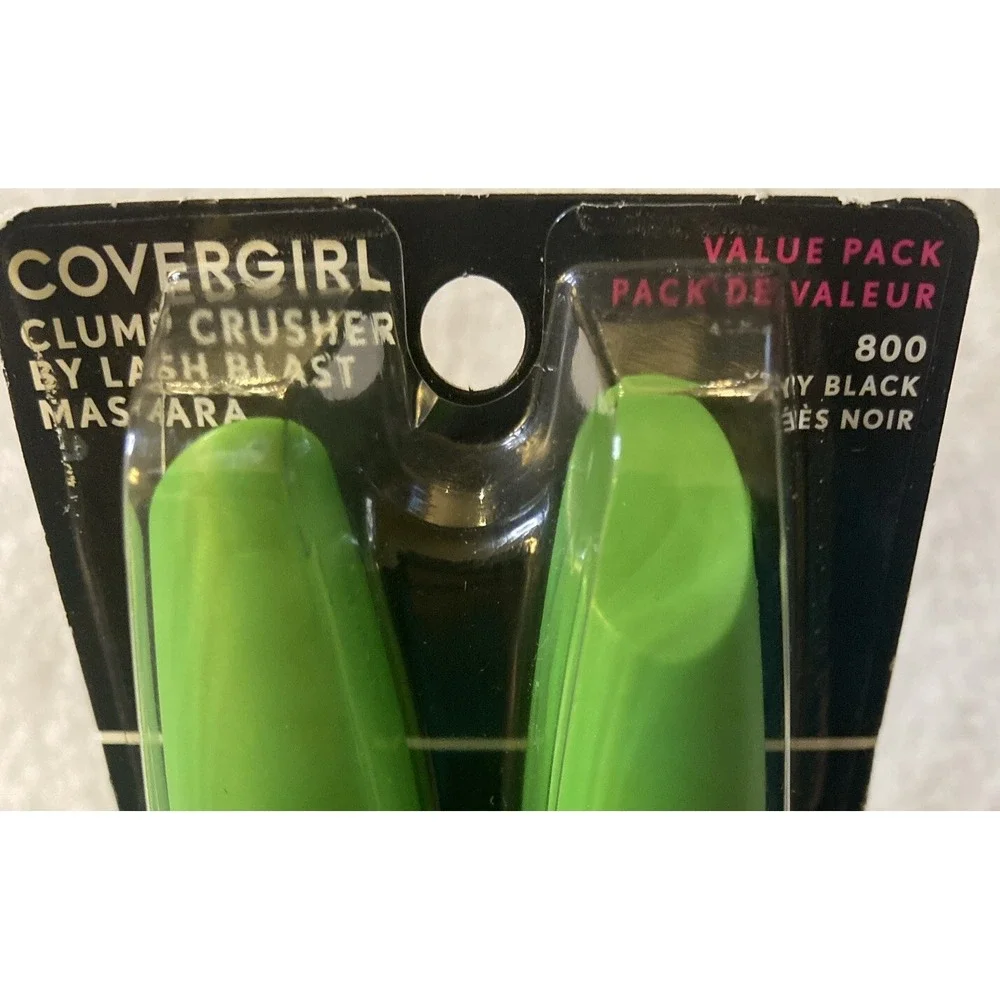 New Cover Girl Lash Blast Clump Crusher Mascara Very Black Twin Pack NIP NIB